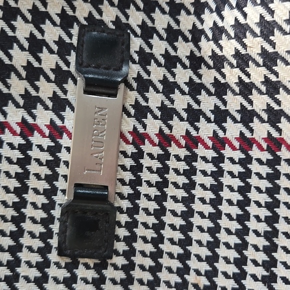 Vintage Ralph Lauren Stylish Black and White Houndstooth Women's Bag - Picture 8 of 10